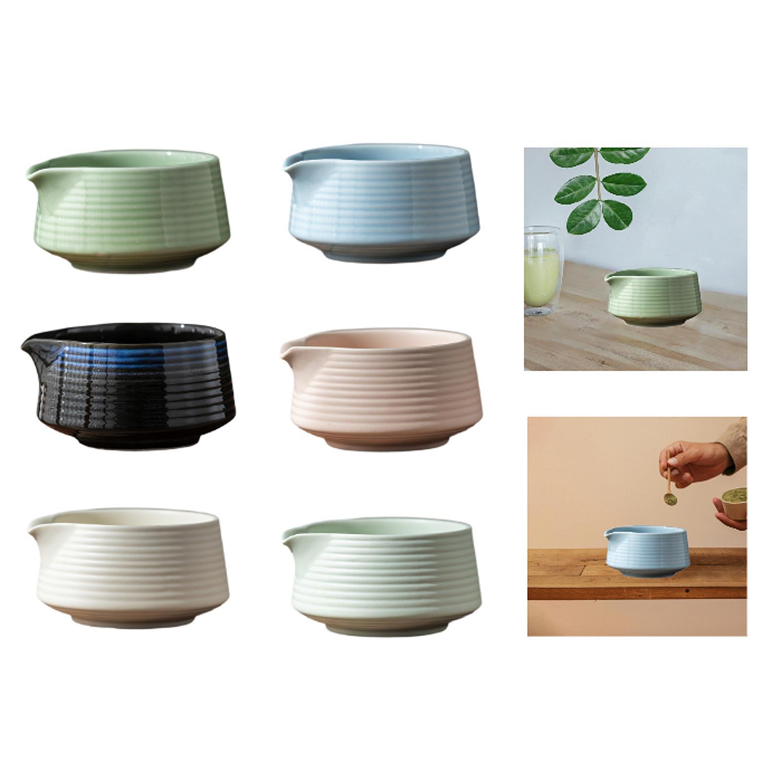 Japanese Tea - وعاء شاي الماتشا من السيراميك الياباني