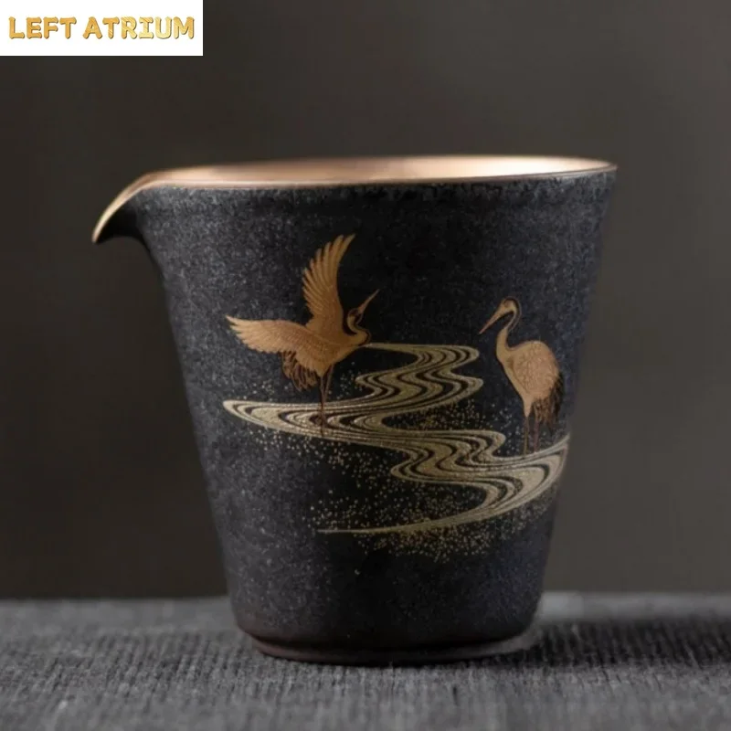 Japanese Pottery - كوب شاي ياباني يدوي عتيق من