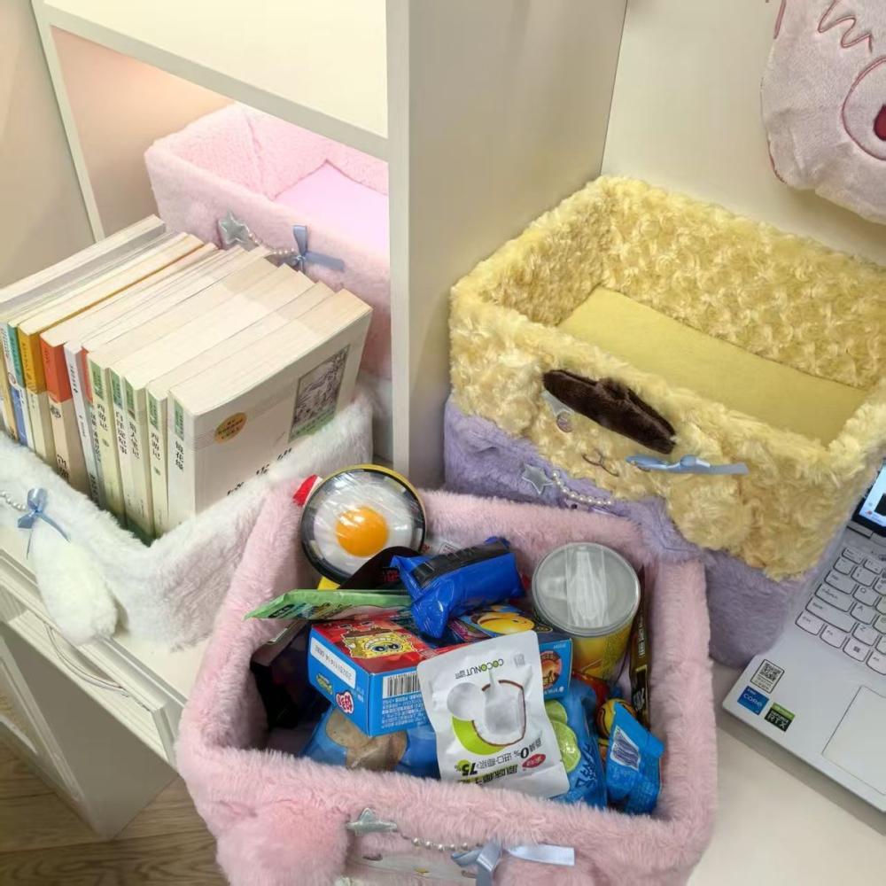 صندوق تخزين قطيفة بتصميم كرتون - مراجعة Japanese Snacks وسعره