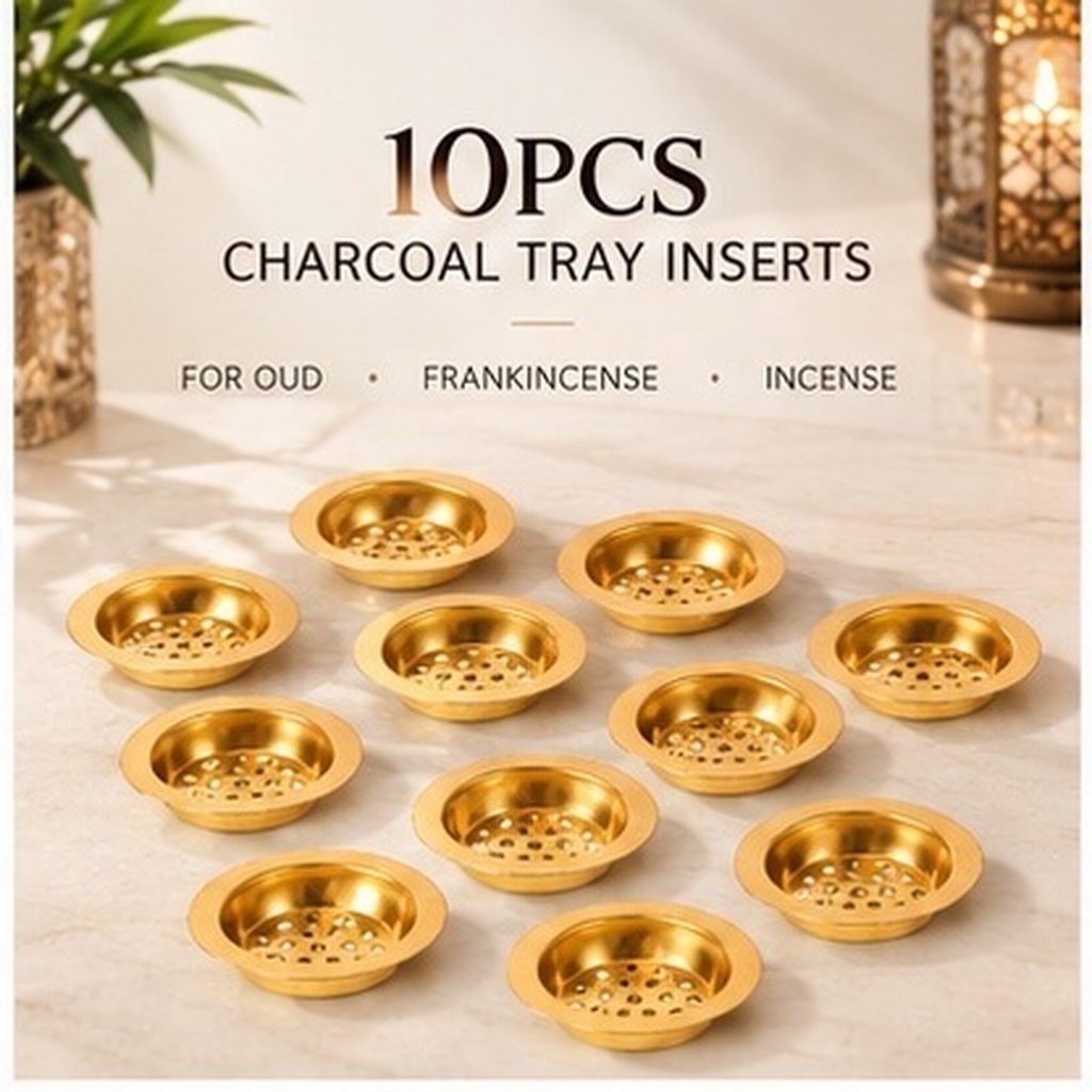 10 قطع صينية حامل بخور ذهبية ا - مراجعة Incense Holder وسعره
