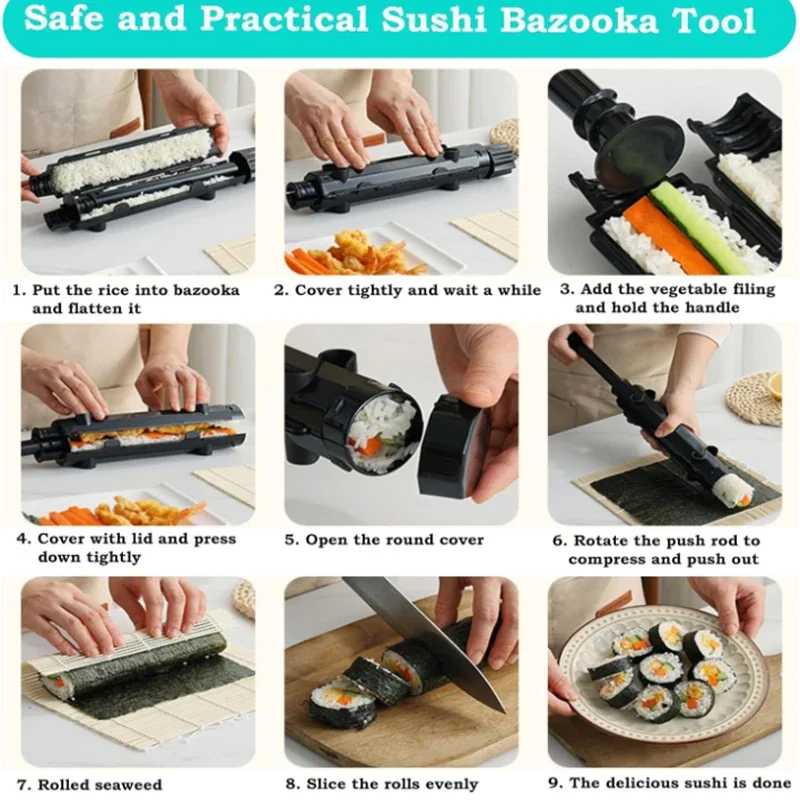 مجموعة صنع السوشي، حصيرة لف ال - مراجعة Sushi Making Kit وسعره