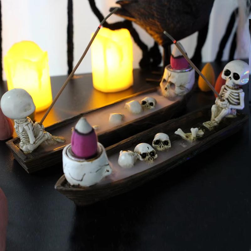 حامل بخور على شكل جمجمة، حامل  - مراجعة Incense Holder وسعره