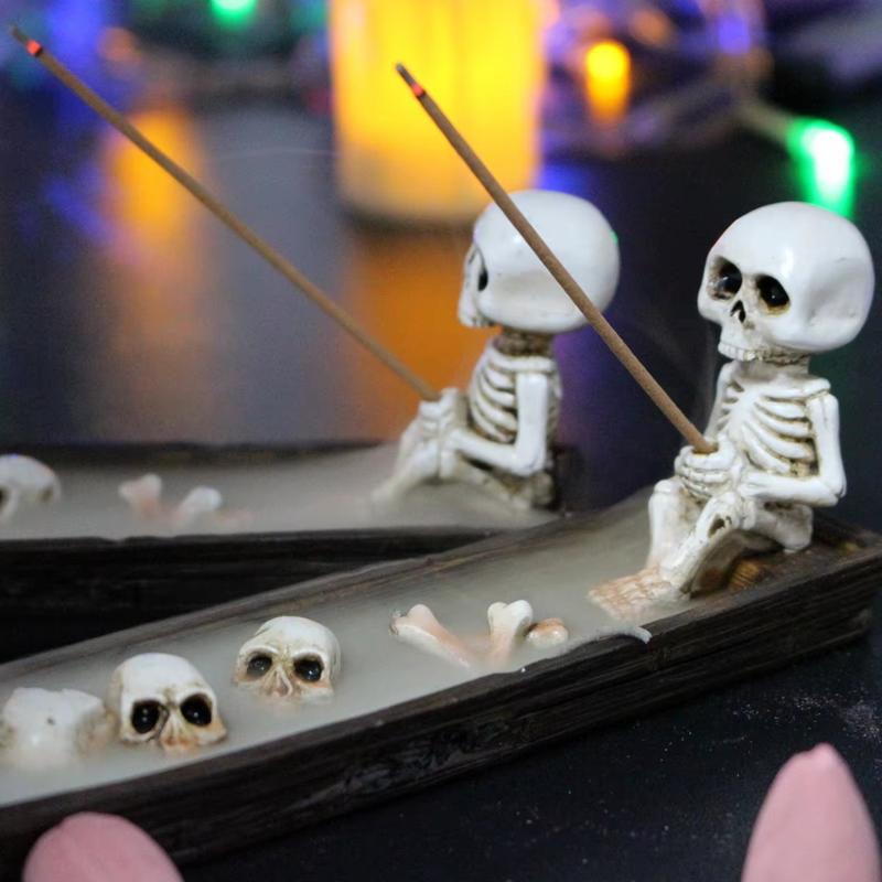 حامل بخور على شكل جمجمة، حامل  - مراجعة Incense Holder وسعره