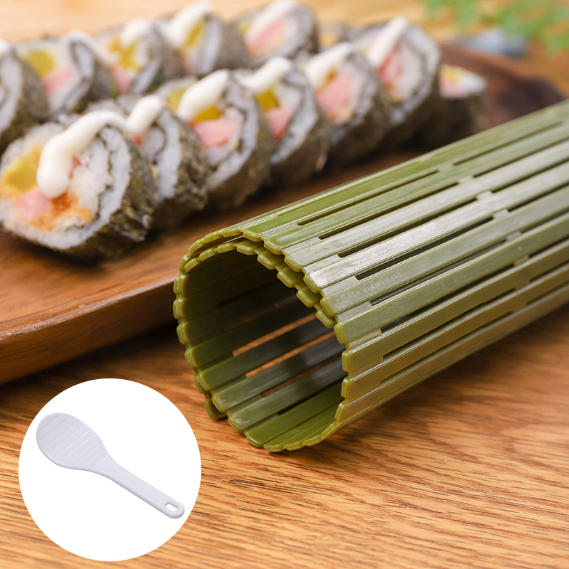 أداة السوشي البلاستيكية الخضرا - مراجعة Sushi Making Kit وسعره